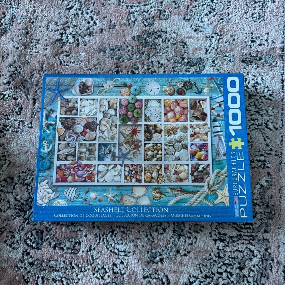 Seashell collection 1000 piece puzzle